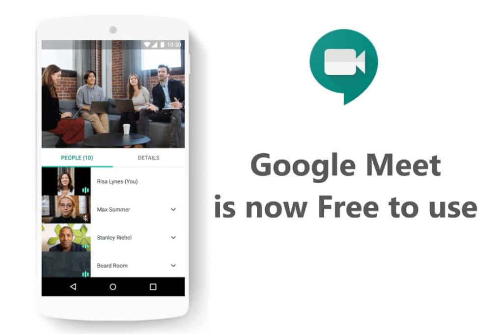 Google meet app is free