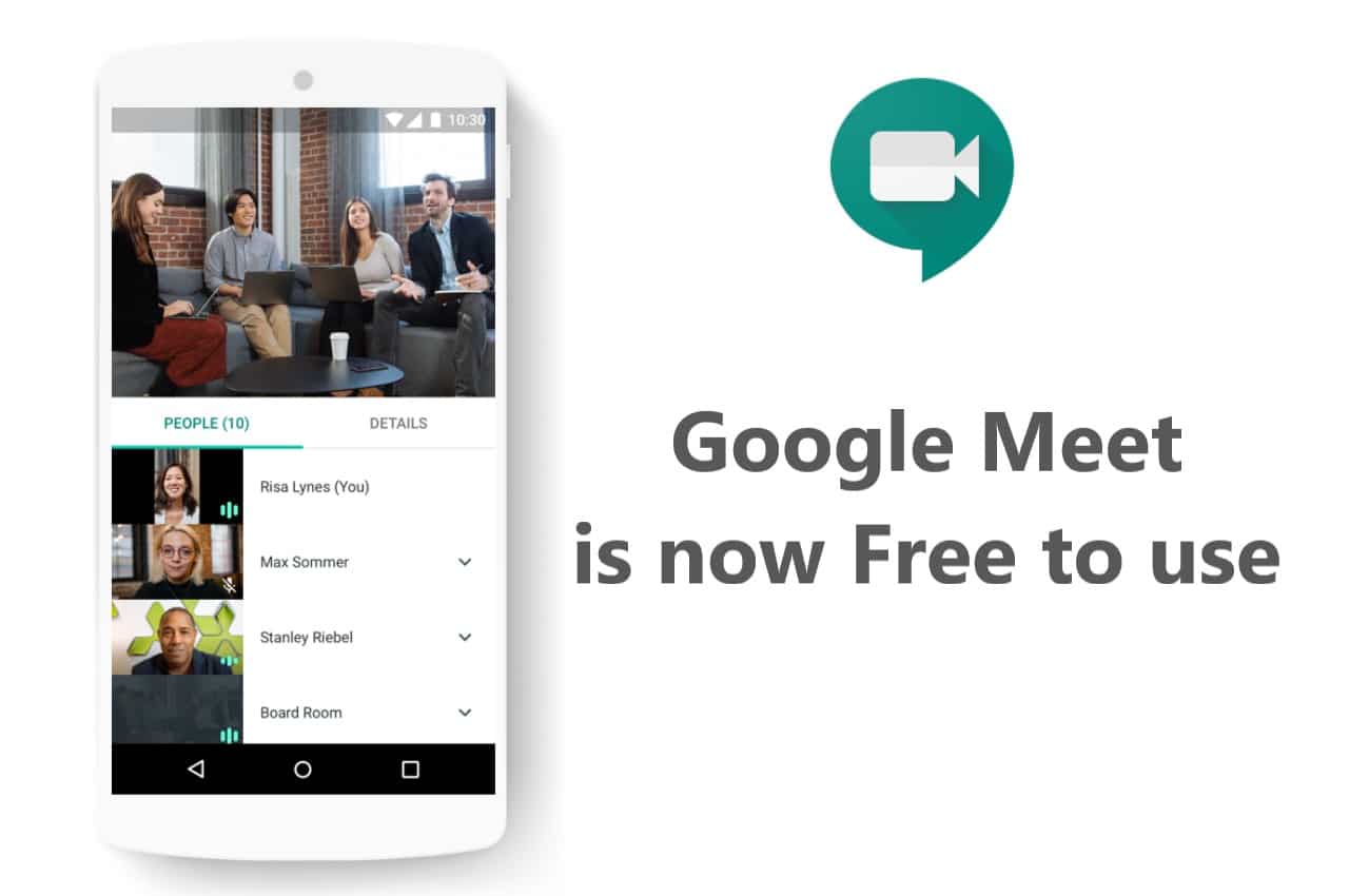 Google meet app is free