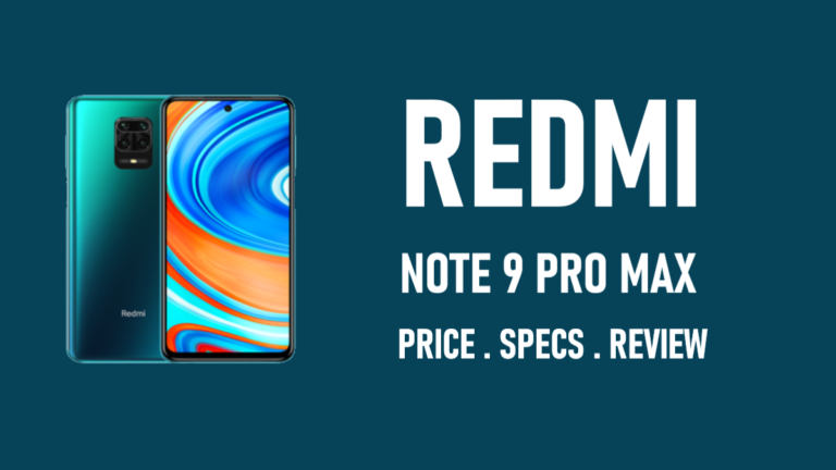 Redmi Note 9 Pro Max