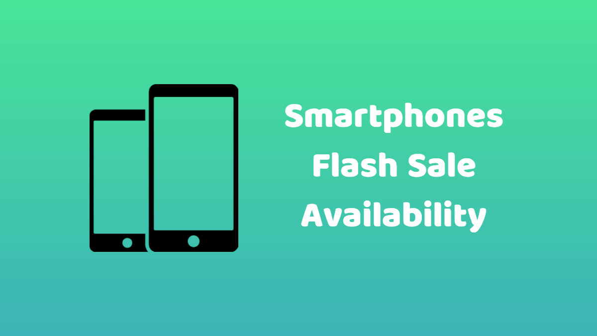 Upcoming smartphones flash sale